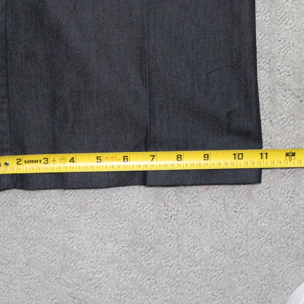 Willi Smith Women's Sz 12 Black Wide Leg Mid Rise Pants EUC - Picture 6 of 6